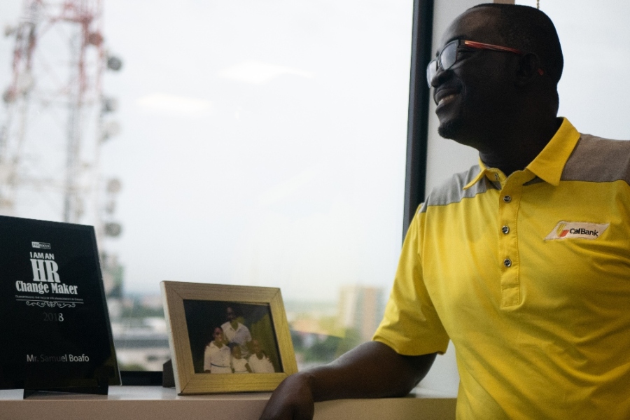 Samuel K. Boafo, chef des ressources humaines (RH) à Cal Bank, Accra, Ghana