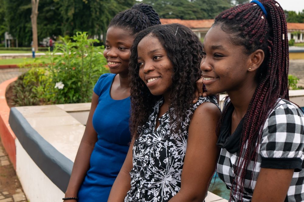 Students at university in Accra, Ghana